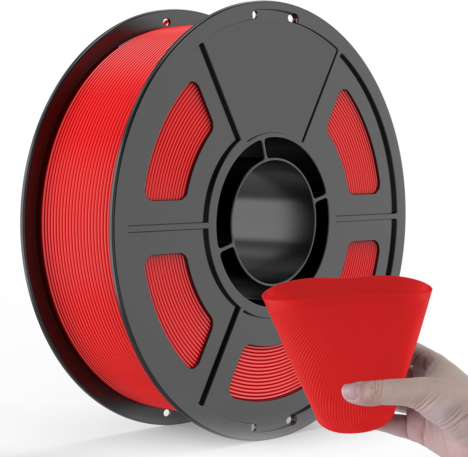 IEMAI High Speed TPU 95A 3D Printer Filament 1.75mm, Red